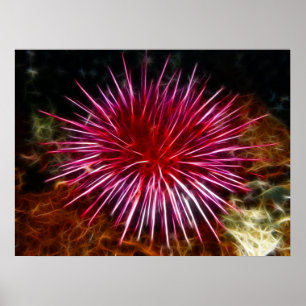 Pôster Urchin Roxo