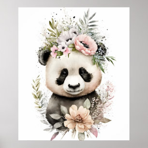 Poster Ursinho Panda Bebê 