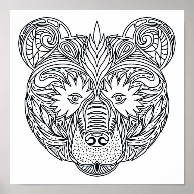 Pôster Urso 2 inspirado (Frente)