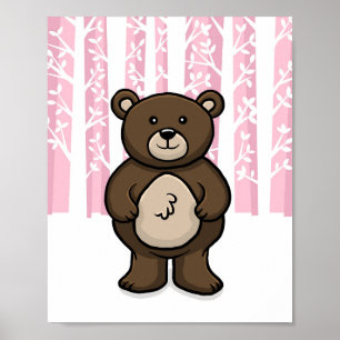 Poster Urso Animal da Floresta