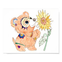 Urso bebê da arte popular hispânica