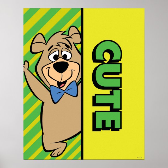 Poster Urso Boo-Boo Bonito (Frente)