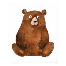 Urso castanho-branco