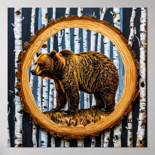 Poster Urso Cinzento