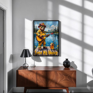 Poster Urso de Dulcet do Dockside