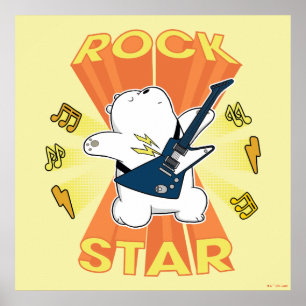Poster Urso de Gelo - Estrela de Rock