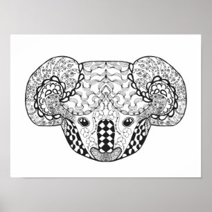 Pôster Urso de Koala inspirado 2