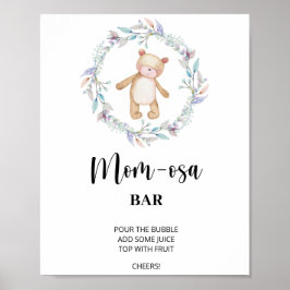 Poster Urso de pelúcia \ Bar da Mãe-osa