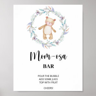 Poster Urso de pelúcia \ Bar da Mãe-osa