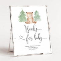 Urso de pinheiro da floresta Livros para bebê