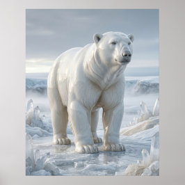 Poster Urso de Porcelana Quartzzo Polar