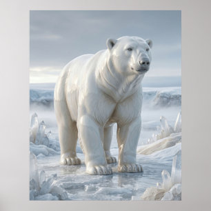 Poster Urso de Porcelana Quartzzo Polar