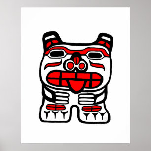 Poster urso do haida