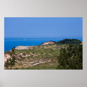 Poster Urso Dormente Dunas do Lakeshore Nacional, MI