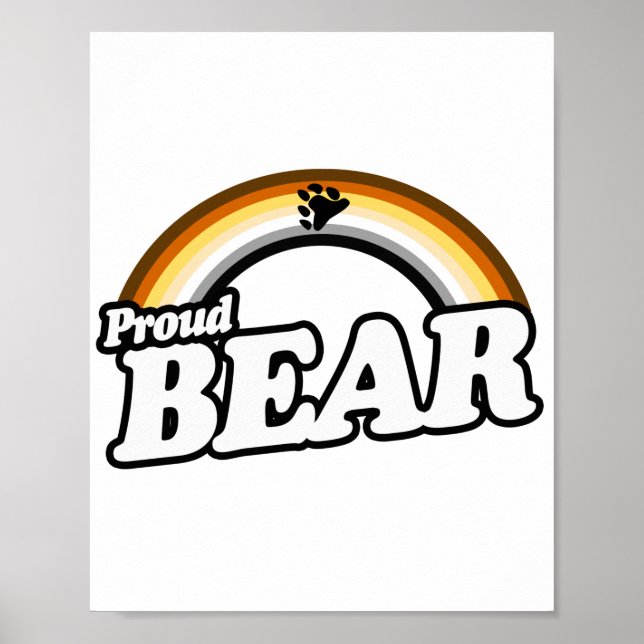 Poster Urso e Orgulhoso (Frente)