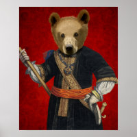 Urso em Robôs Azuis