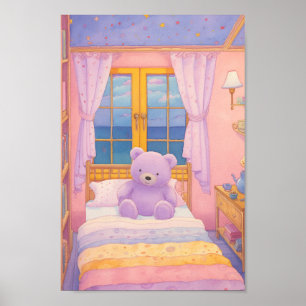 Poster Urso Enchido Bonito