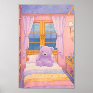 Poster Urso Enchido Bonito