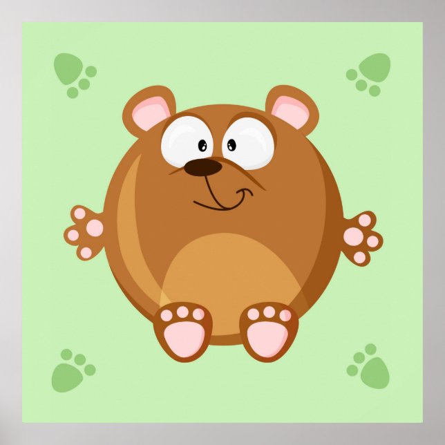 Poster Urso fofo (Frente)