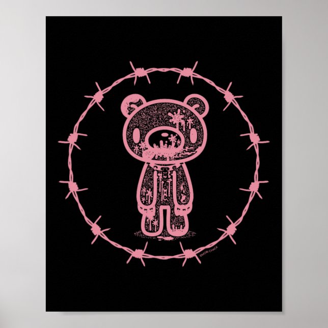 Poster Urso Gloomial O Círculo De Cabos Grelha Ridículo H (Frente)