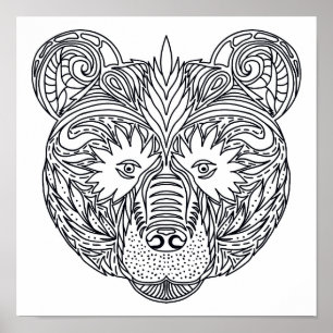 Pôster Urso inspirado 2