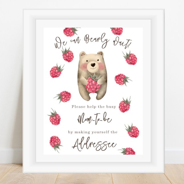 Poster Urso - Mãe para ser destinatária (Criador carregado)