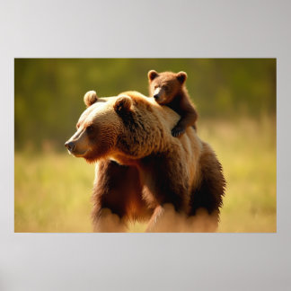 Poster Urso Mamãe #14