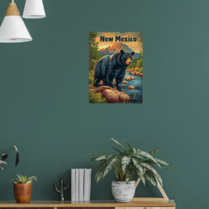 Poster Urso Negro Novo México