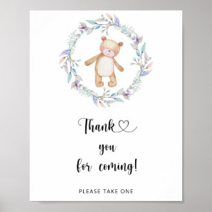 Poster Urso \ Obrigado por vir