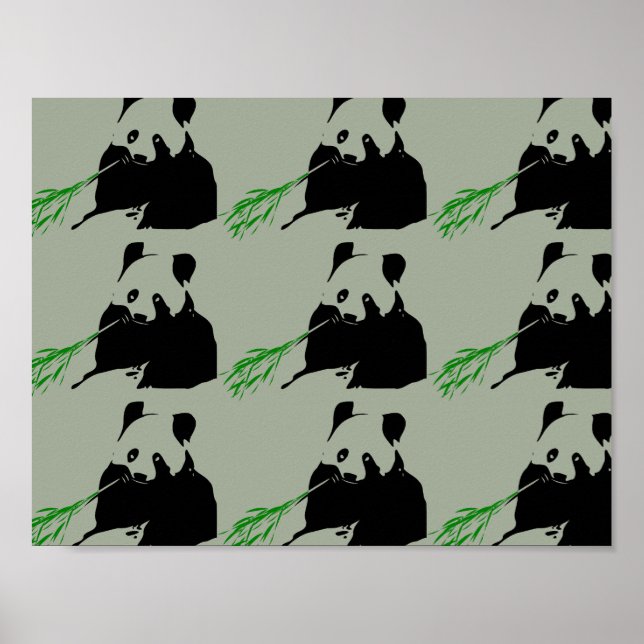 Pôster Urso Panda (Frente)