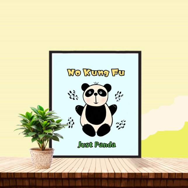 Poster Urso panda bonito (Criador carregado)