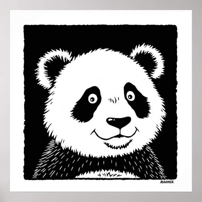 Poster Urso Panda Gigante (Frente)