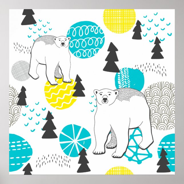 Poster Urso polar (Frente)