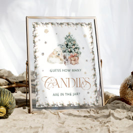 Poster Urso Polar De Inverno Adivinha Quantas Canções