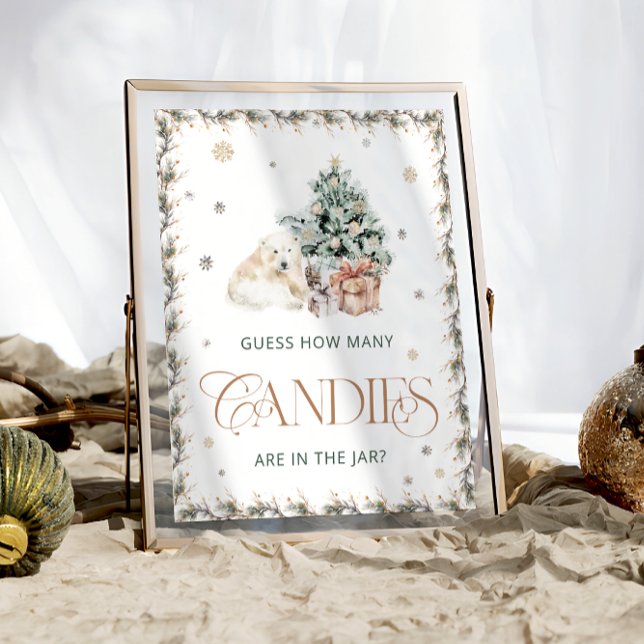 Poster Urso Polar De Inverno Adivinha Quantas Canções (Criador carregado)