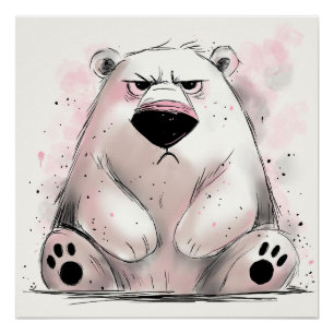 Pôster Urso Polar Grumpy