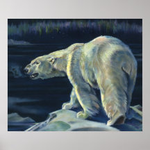 Urso Polar Vintage, Animais Marinhos Árcticos