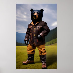 Poster Urso-vaqueiro