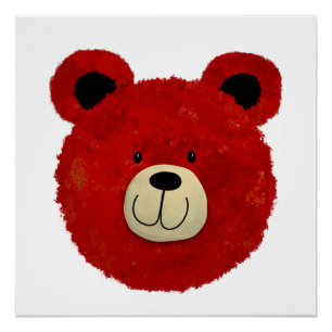 Pôster Urso Vermelho