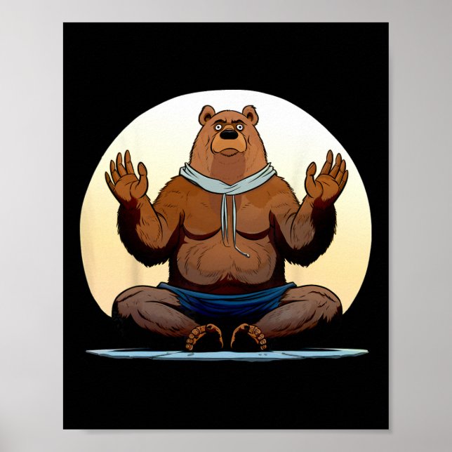 Poster Ursos Yoga _1 (Frente)