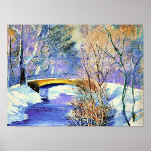 Poster Ury - Tiergarten no Inverno, 