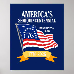 Poster US 250 Semiquincentenal 1776-2026 EUA