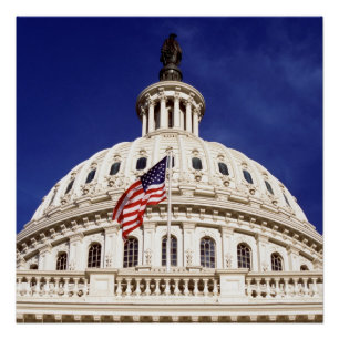 Pôster US Capital Building, Washington DC