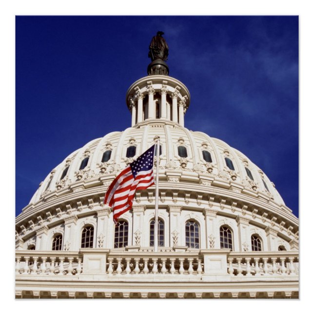 Pôster US Capital Building, Washington DC (Frente)