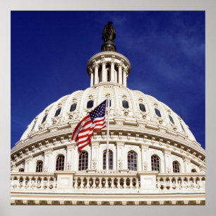 Poster US Capital Building, Washington DC