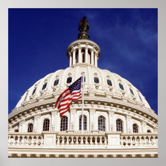 Poster US Capital Building, Washington DC