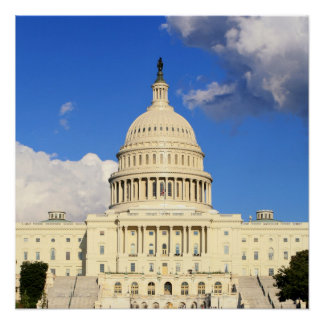 Pôster US Capitol Building, Washington DC, EUA