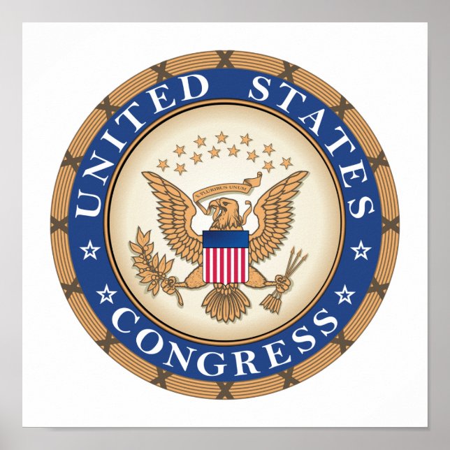 Poster US Congress Seal (Frente)