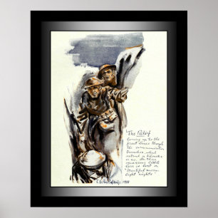 Pôster US Doughboys ~ Stars & Stripes ~ Primeira Guerra M