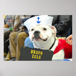 POSTER US MILITARY SERVICE DOG